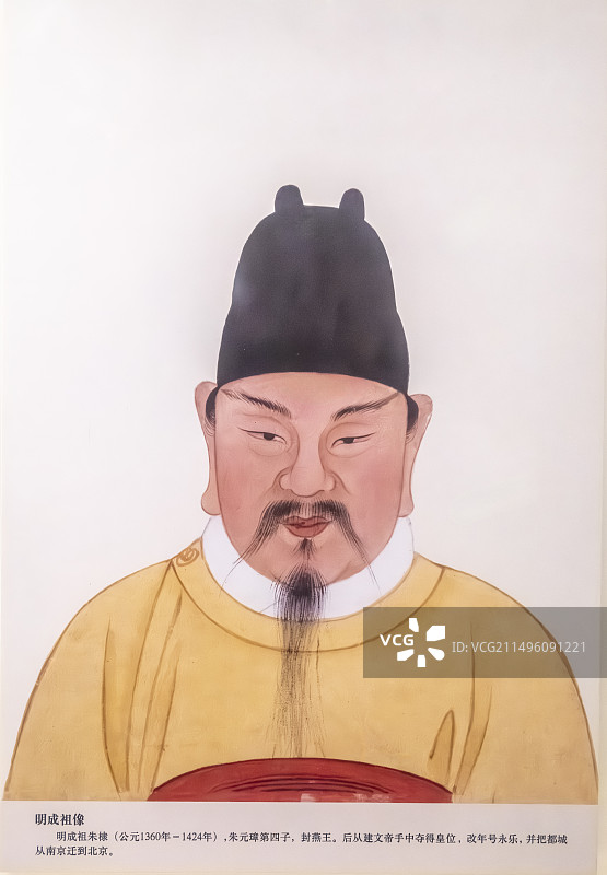 国家博物馆---明成祖朱棣画像图片素材