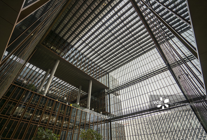 亚洲金融中心内景图片素材