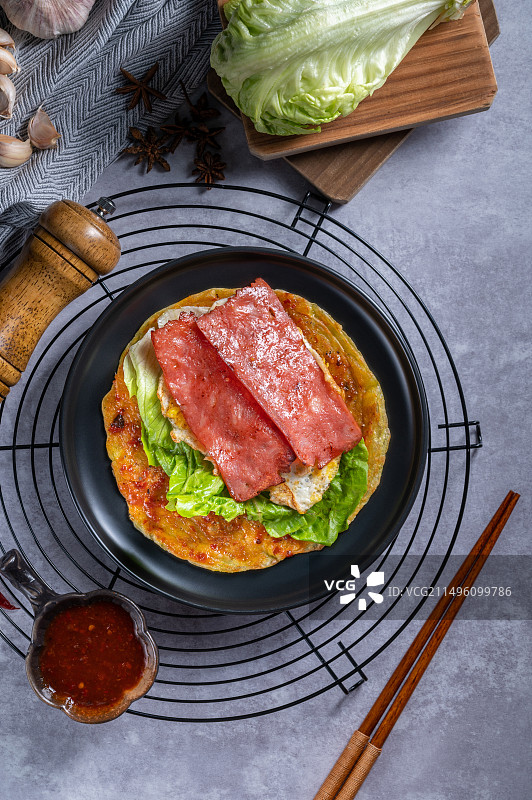 美味小吃手抓饼图片素材