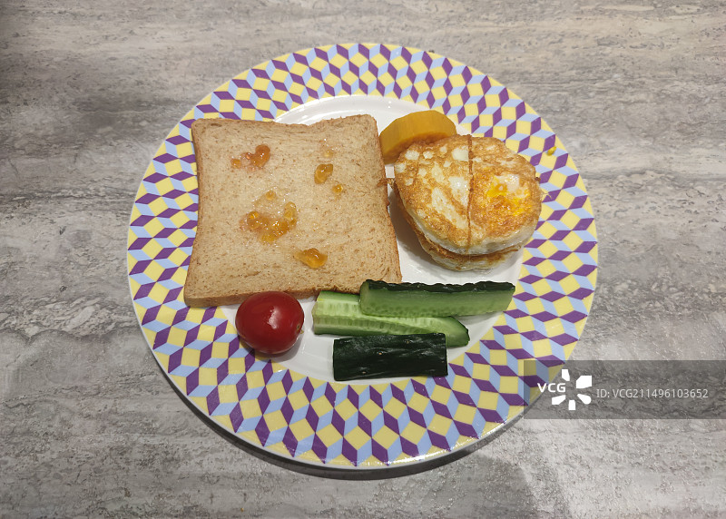 减肥早餐 西式早餐 健康饮食 煎蛋 蛋糕 油条 南瓜图片素材