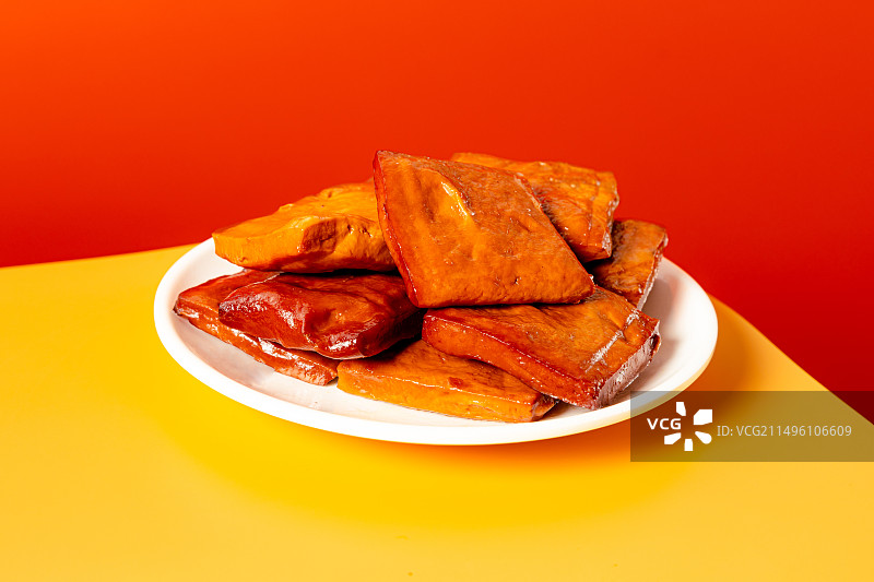 五香卤豆干图片素材