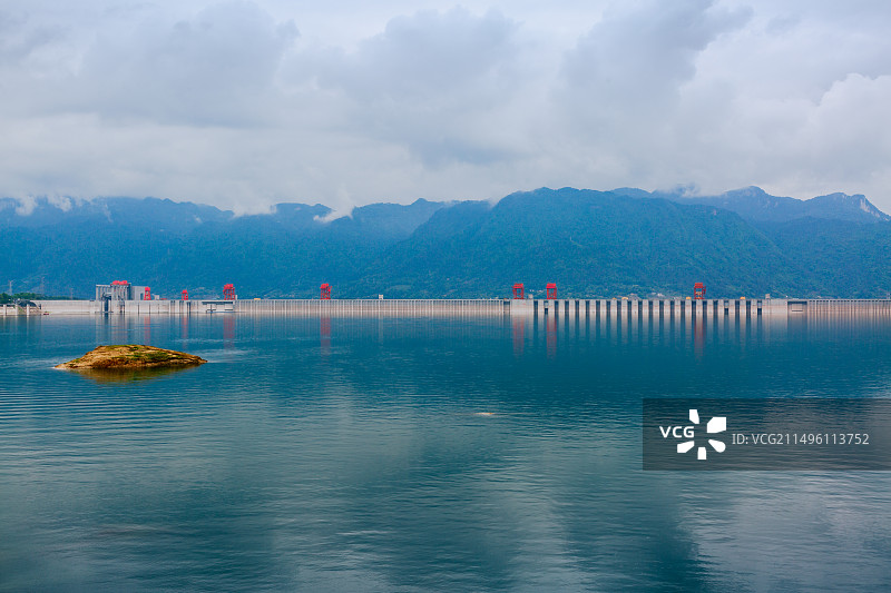 三峡水利枢纽工程——三峡大坝图片素材