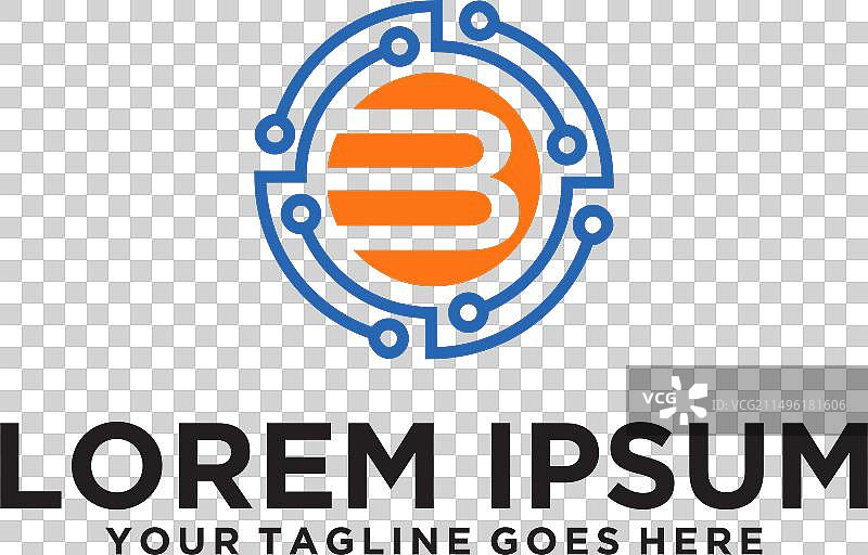 比特币挖矿技术Logo图片素材