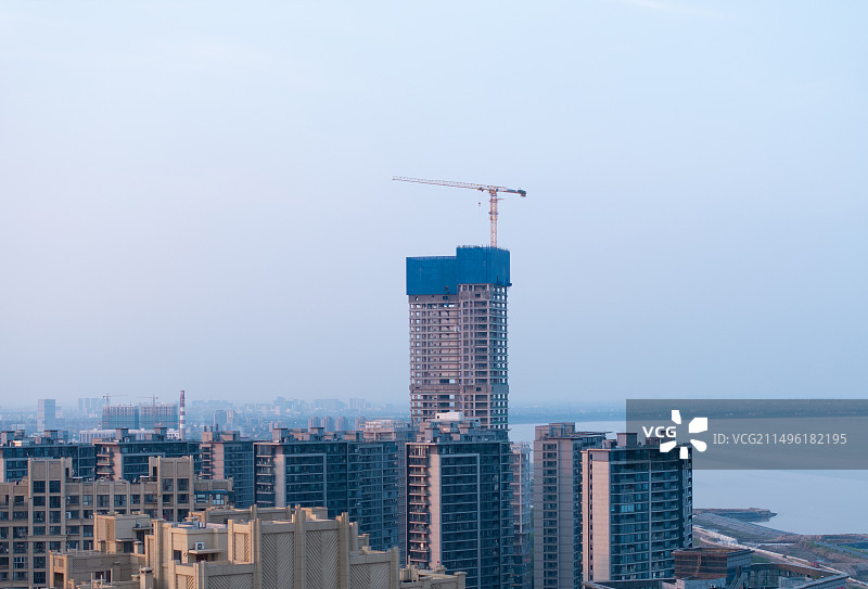 建设中的大楼图片素材