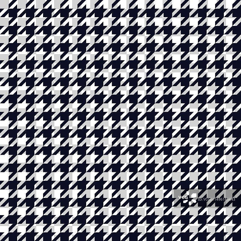 经典千鸟格粗花呢格子图案图片素材