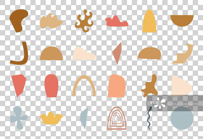 时尚抽象随机形态设计合集图片素材