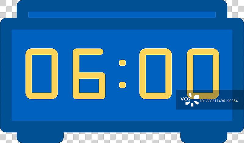 电子定时器图标电子手表显示图片素材