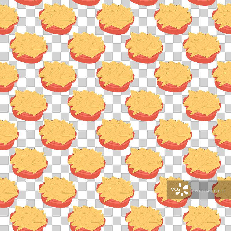 墨西哥玉米片无缝图案图片素材