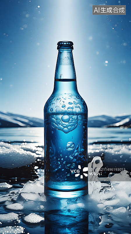 【AI数字艺术】冰冻酒饮品图片素材