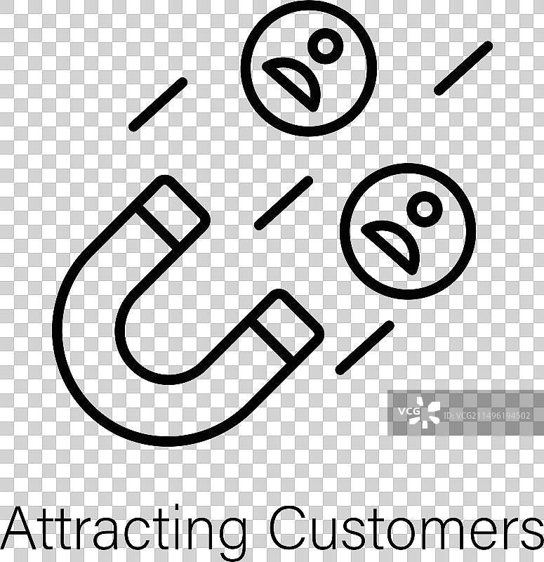 吸引顾客图片素材