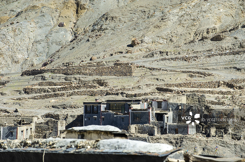 拉萨萨迦寺颇章萨巴图片素材