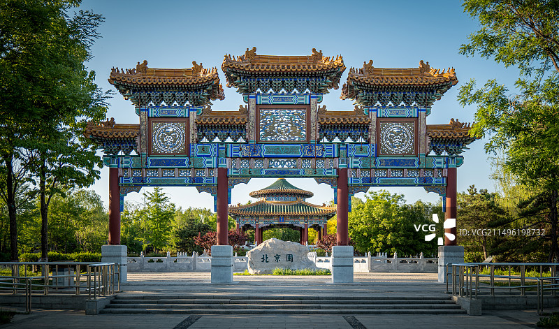 唐山市南湖景区图片素材