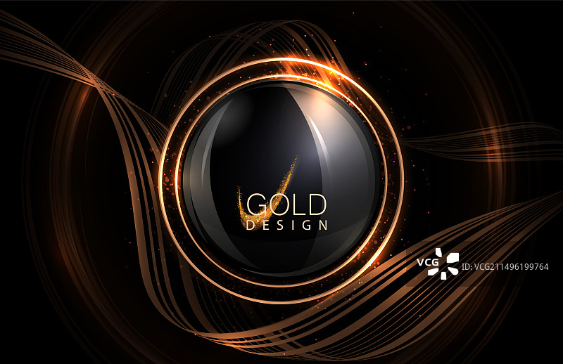 闪亮玻璃圆形框架构图图片素材