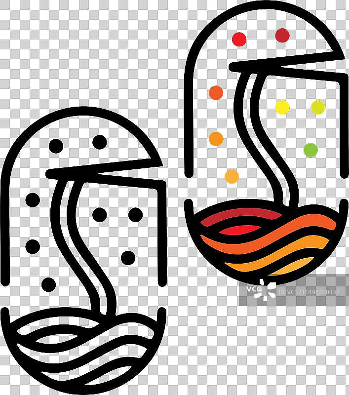 快餐的演变：从过去到现在图片素材