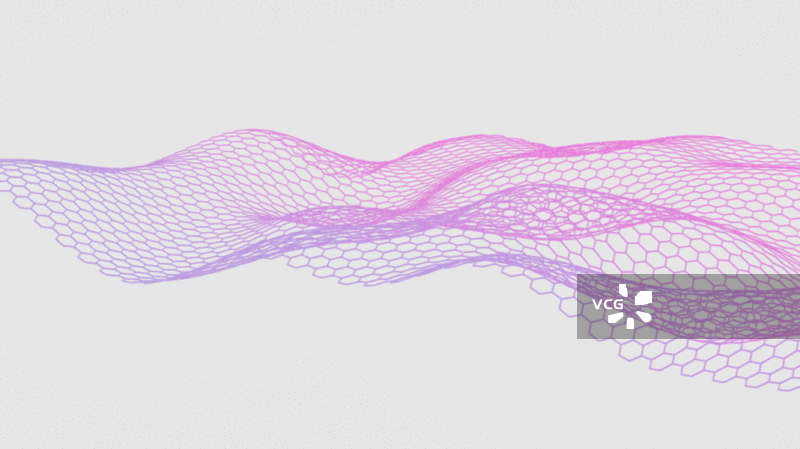 抽象六边形网格背景动画图片素材