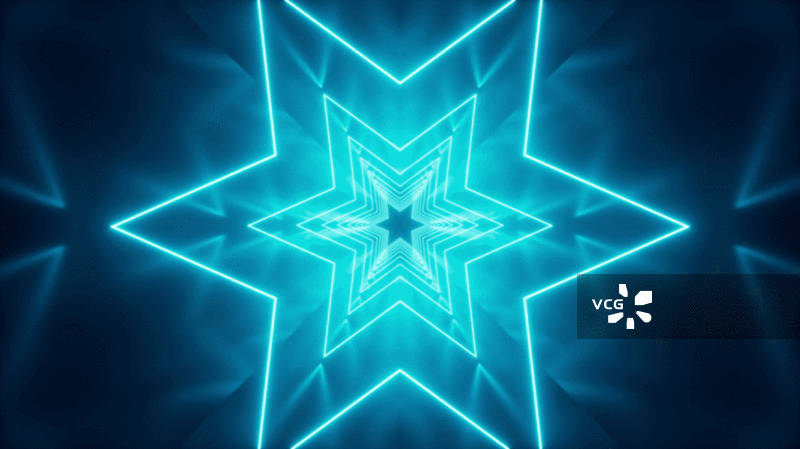 抽象霓虹隧道动画图片素材