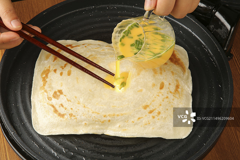 鸡蛋灌饼图片素材