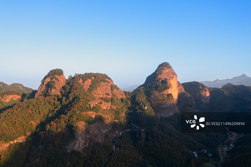 浙江省金华市武义县大红岩景区图片素材