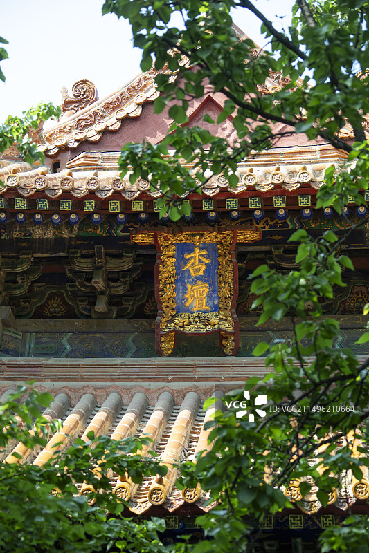 孔庙建筑外部细节-杏坛图片素材