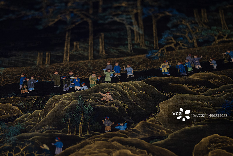 万笏朝天图图片素材