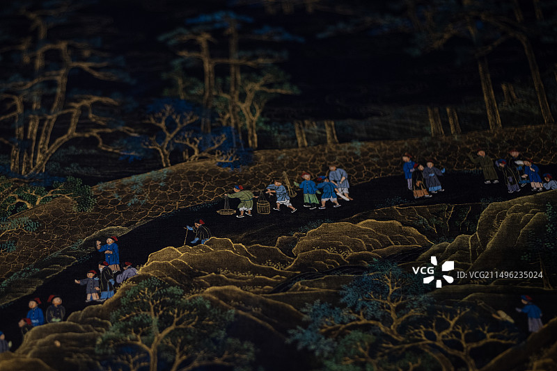 万笏朝天图图片素材