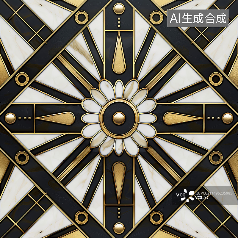 【AI数字艺术】无缝贴图高级花纹图片素材