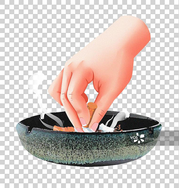 世界无烟日烟灰缸灭烟图片素材