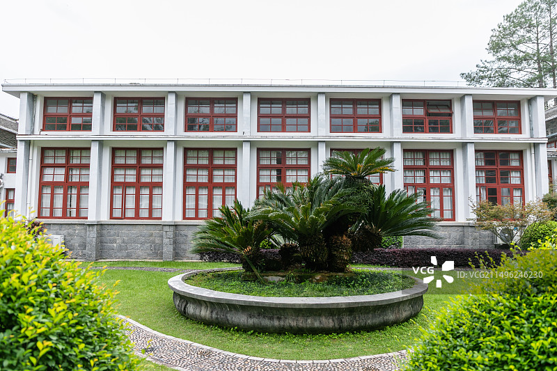 古田会议纪念馆建筑景观图片素材