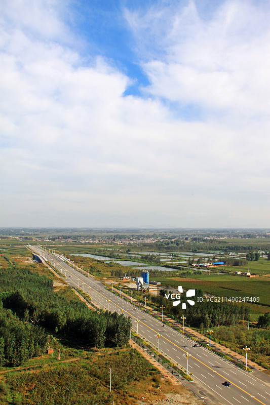 河北滦南公路桥建筑景观图片素材
