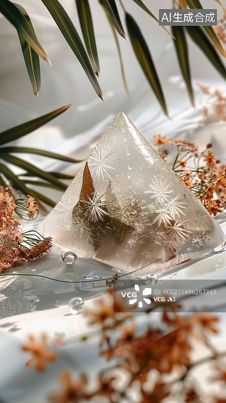 【AI数字艺术】水晶粽子图片素材