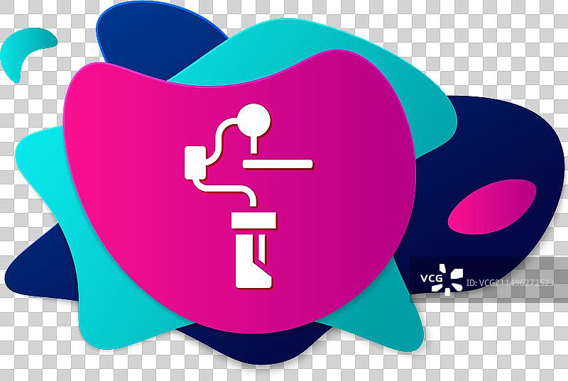 相机彩色云台稳定器图标图片素材