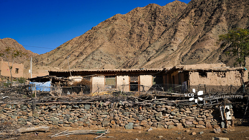 宁夏中卫北长滩村图片素材