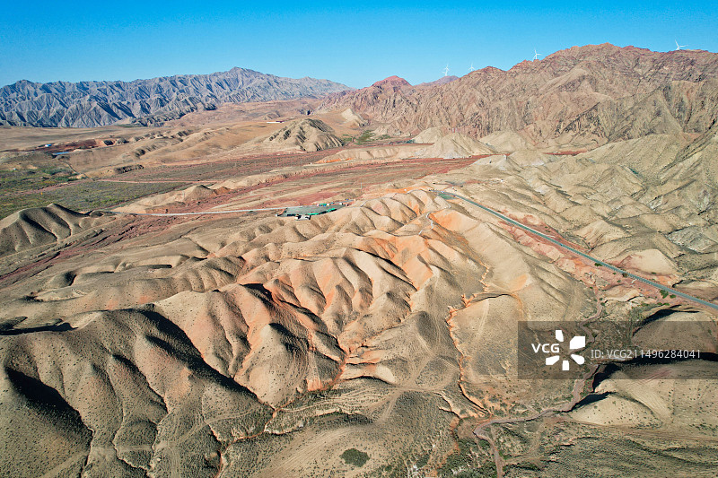 宁夏中卫66号公路图片素材