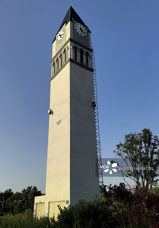 西式钟塔图片素材