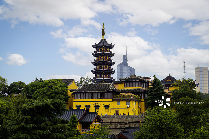 鸡鸣烟火图片素材