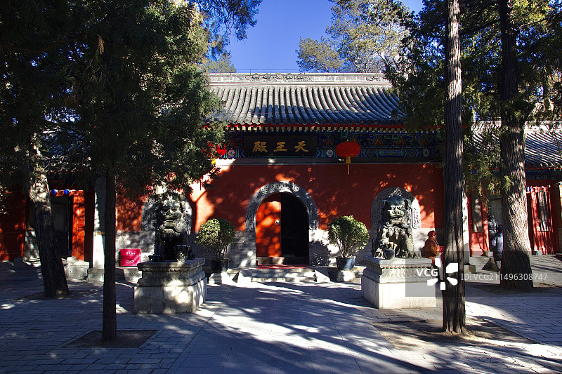 北京法源寺天王殿 寺庙庭院园林图片素材