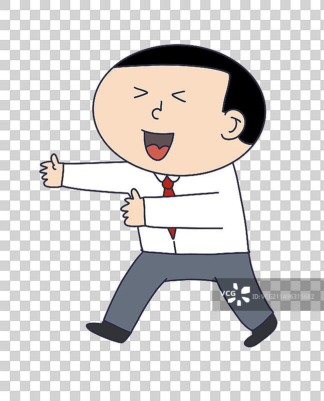 元素：伸手迎接欢迎的男性图片素材