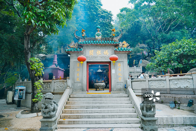 澳门妈阁庙 妈祖阁  天后宫  澳门旅游景点名胜古迹图片素材