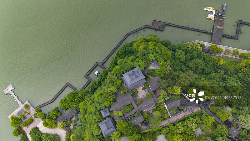 北固楼航拍图片素材