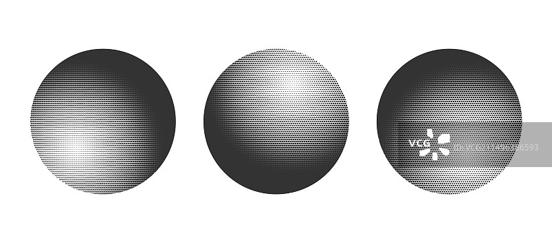 点状3D球体半色调背景图片素材