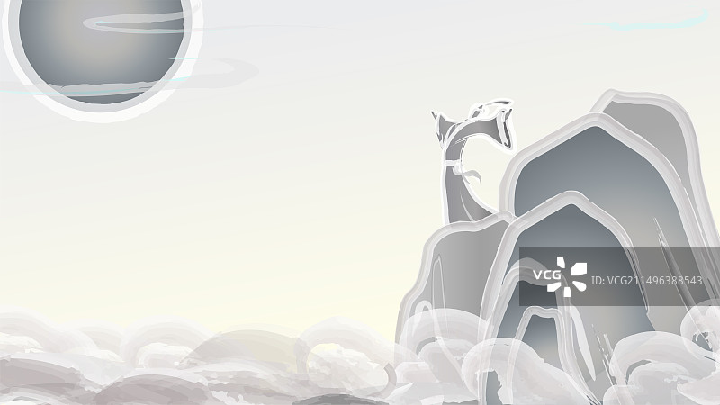 端午佳节在汨罗江上纪念古人屈原插画海报图片素材