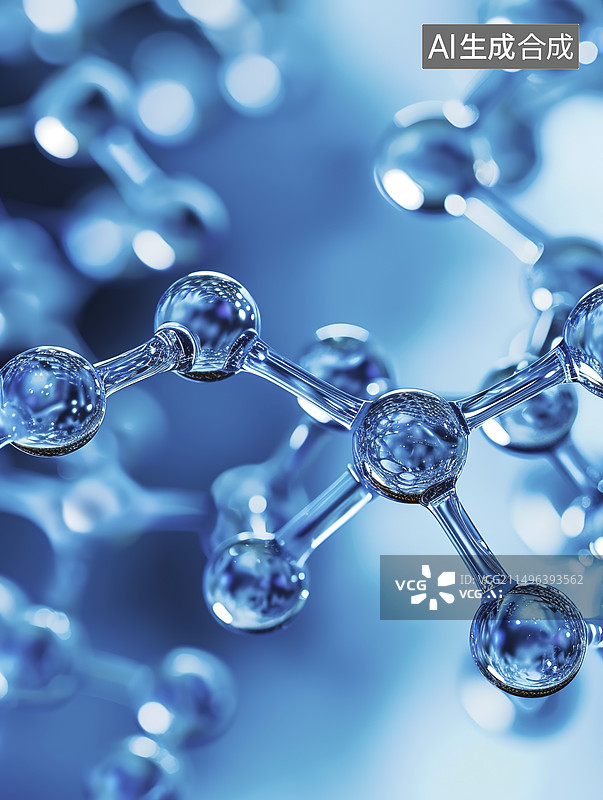 【AI数字艺术】生物学遗传密码科学模型图片素材