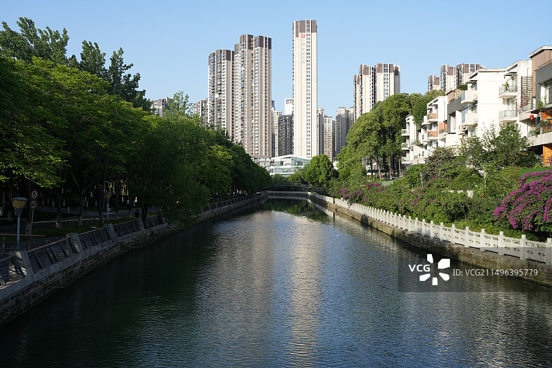 城市 东湖 锦江图片素材