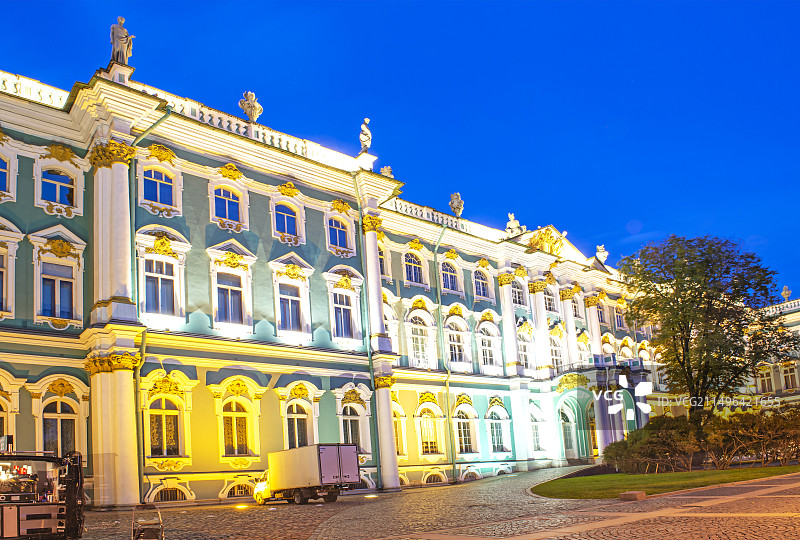 俄罗斯，圣彼得堡风景。图片素材