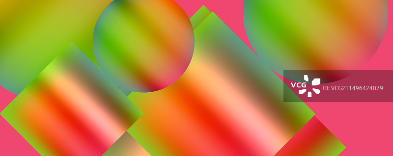鲜艳的色彩在粉色上营造出彩虹效果图片素材