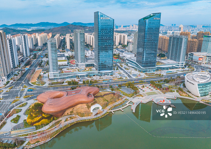 溧阳城市风光图片素材