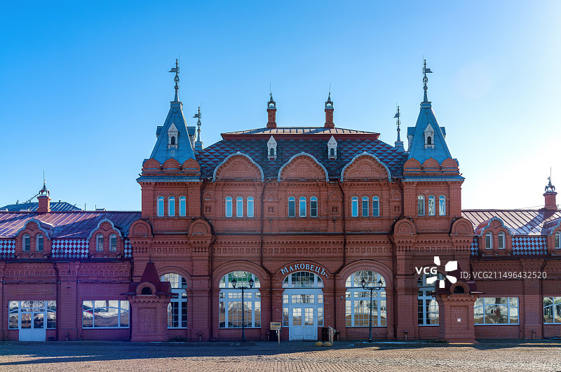 俄罗斯莫斯科金环小镇--谢尔盖耶夫镇风光图片素材