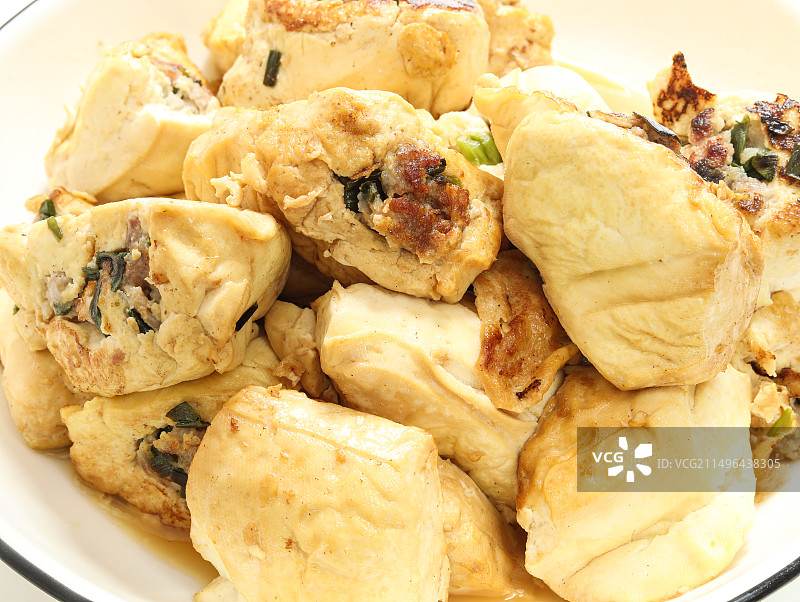 家常菜客家酿豆腐图片素材