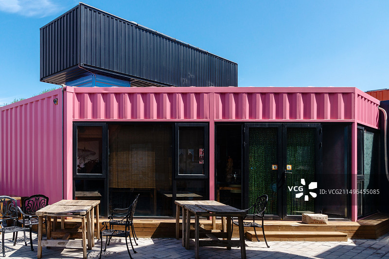 粉房子酒吧图片素材