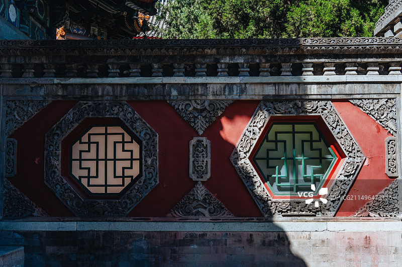北京万寿寺（北京艺术博物馆）建筑元素素材图片素材
